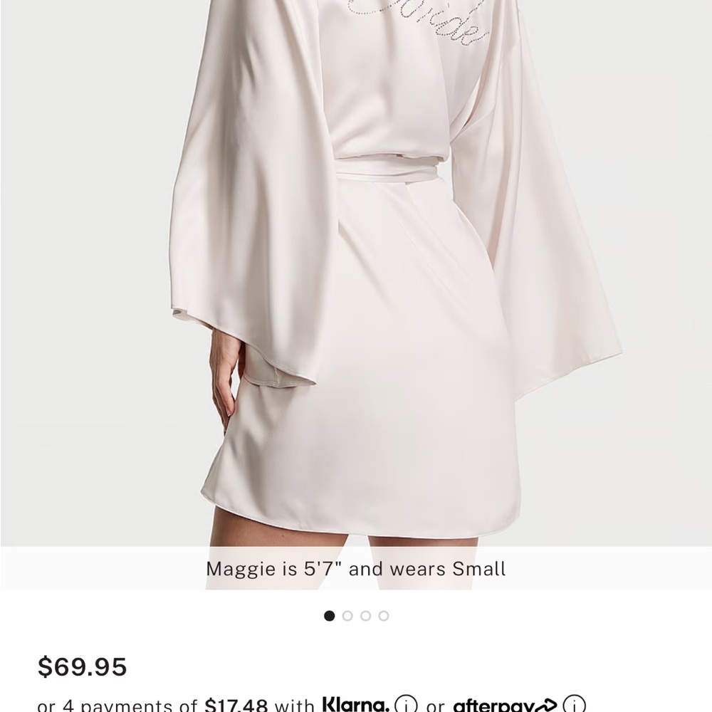 Elegant White Bridal Robe